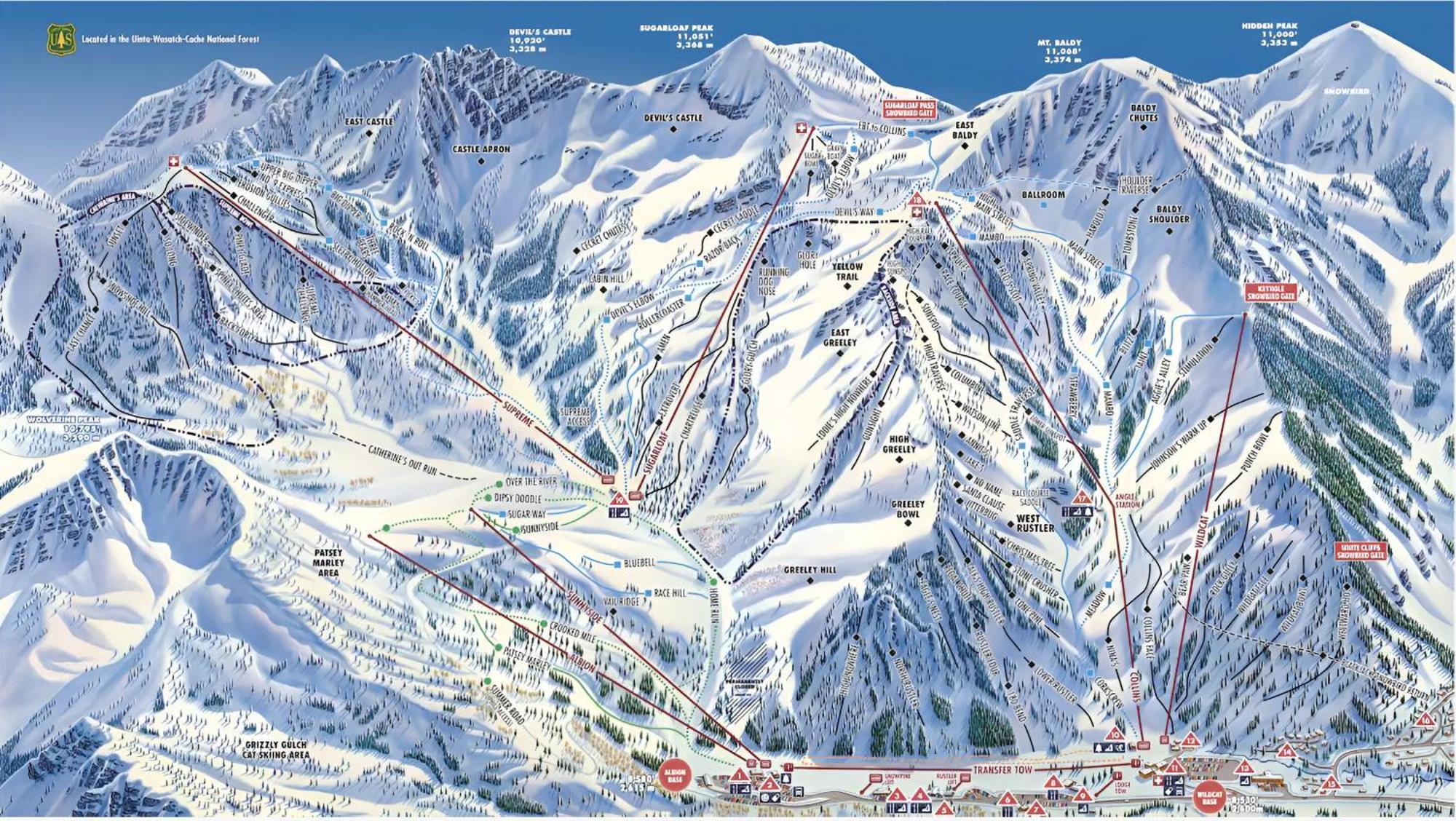 Ski-In Ski-Out - The Cliff @ Snowbird Sandy Luaran gambar